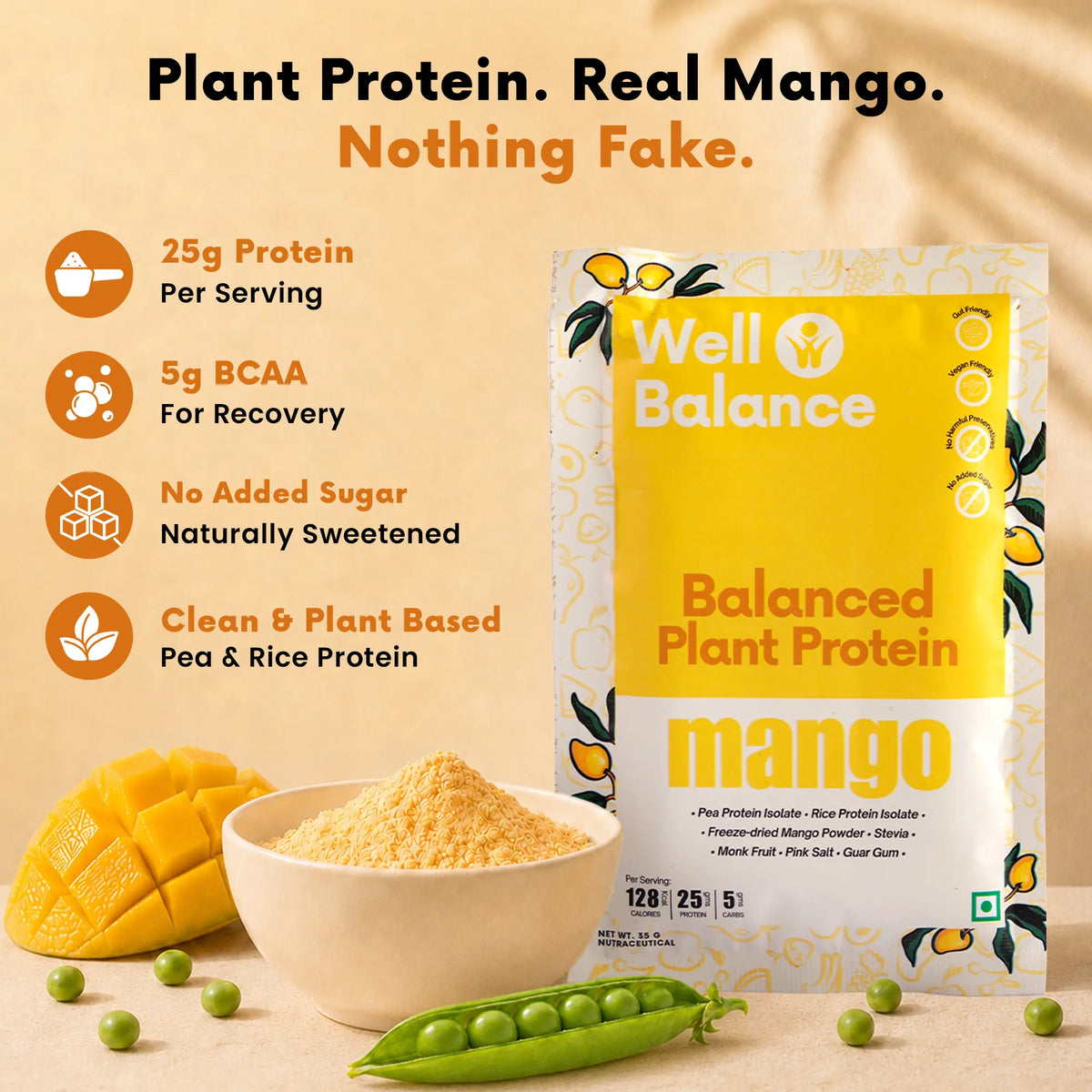 Mango Flavoured Plant Protein